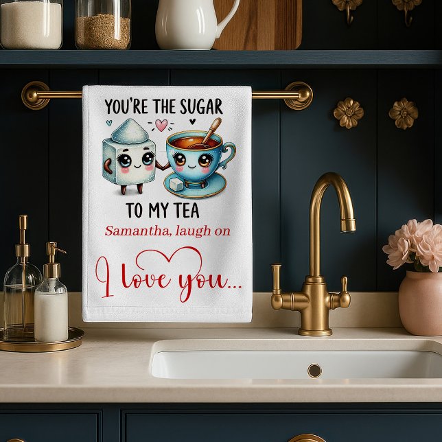 Funny Food Love Gift Kitchen Towel Personalized (Funny Food Love Gift Kitchen Towel Personalized)