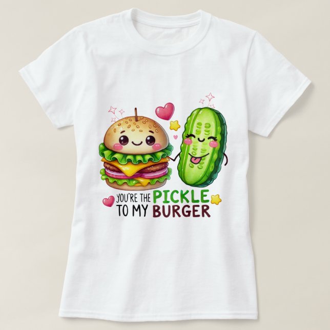 Funny Food Pun Valentine’s T-Shirt – "You're The P (Design Front)