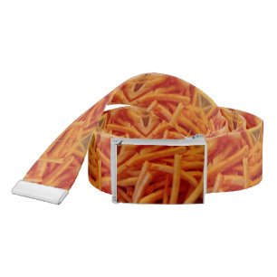 funny foodie humour junk food snack french fries belt