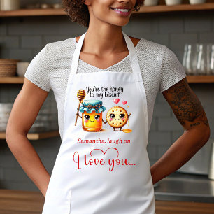 Funny Foods Personalized Cute Love Gift Apron