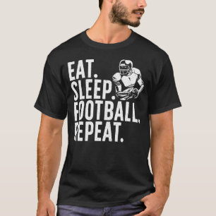 Funny Football Art For Men Women Boys Girls Footba T-Shirt