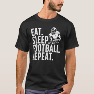 Funny Football Art For Men Women Boys Girls Footba T-Shirt