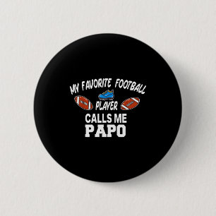 Funny Football Dad Pride Pa Fan Srts Family  6 Cm Round Badge