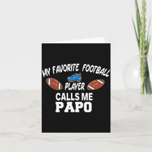 Funny Football Dad Pride Pa Fan Srts Family Card