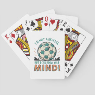 Funny Football Design Playing Cards