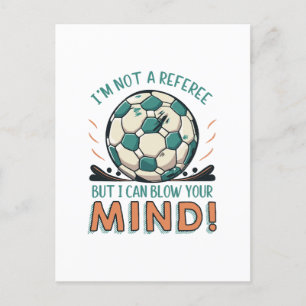 Funny Football Design Postcard