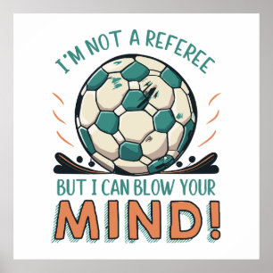 Funny Football Design Poster