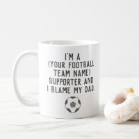 Funny Football Fan coffee mug