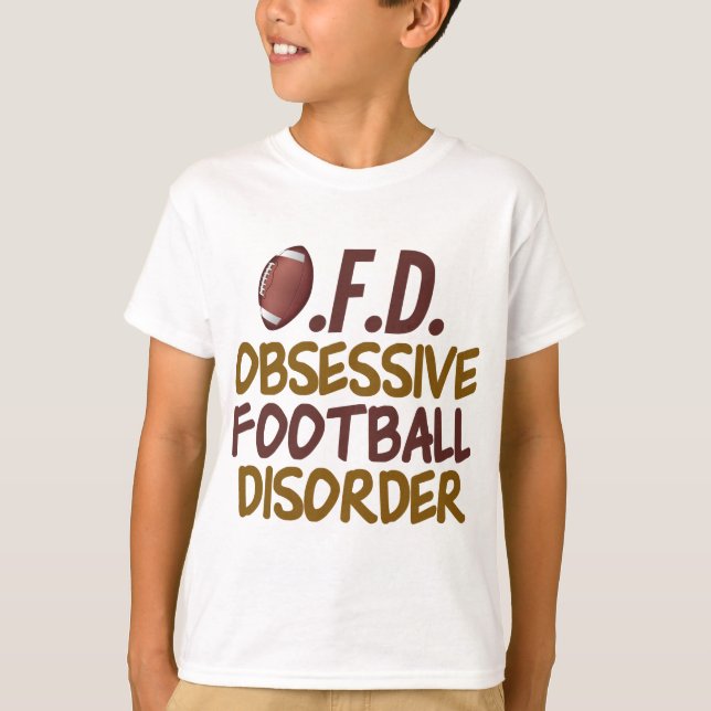 Funny Football Kids T-Shirt (Front)