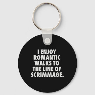 Funny Football Lineman For Men Offensive Key Ring