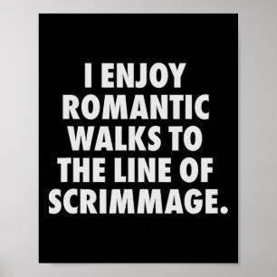 Funny Football Lineman For Men Offensive  Poster