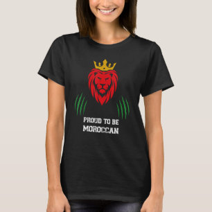 Funny Football lover, Moroccan Lion fans Football  T-Shirt