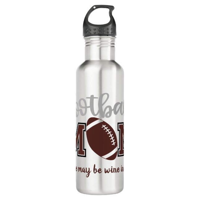 Funny Football Mum  710 Ml Water Bottle (Front)