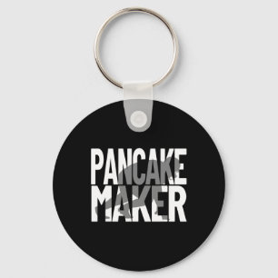 Funny Football Player Meme Lineman Pancake Maker Key Ring