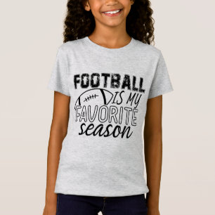 funny football Season word art sports T-Shirt
