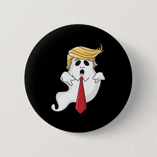 Funny For Halloween, Donald Costume Classic 6 Cm Round Badge (Front)