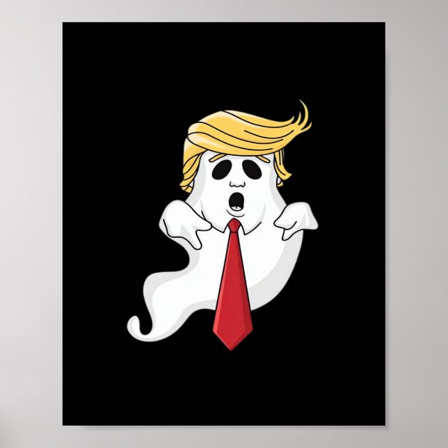 Funny For Halloween, Donald Costume Classic Poster (Front)