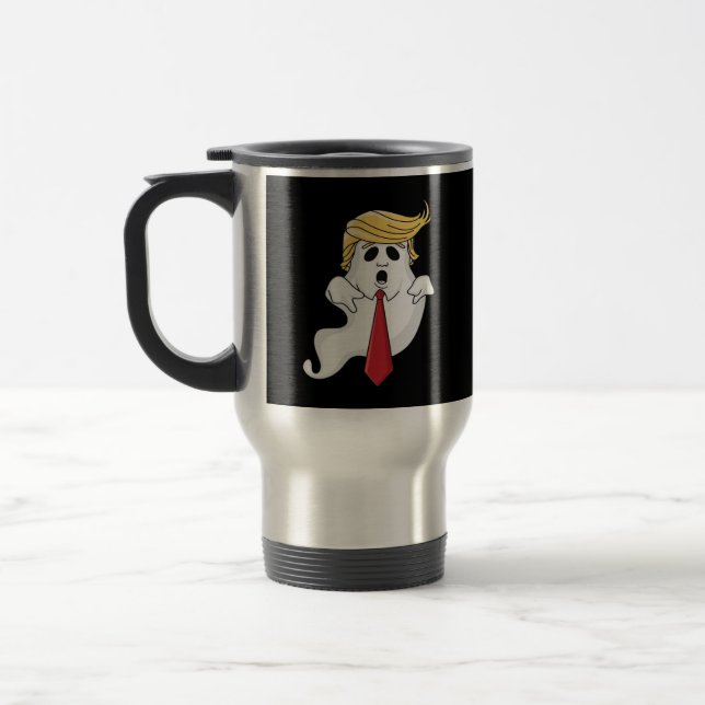 Funny For Halloween, Donald Costume Classic Travel Mug (Left)