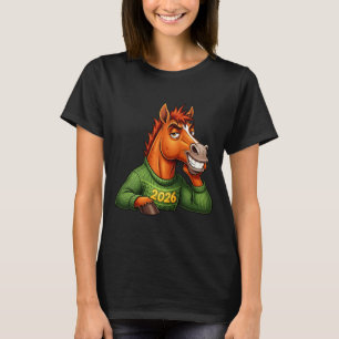 Funny For Lunar Horse Festive Cartoon Premium T-Shirt