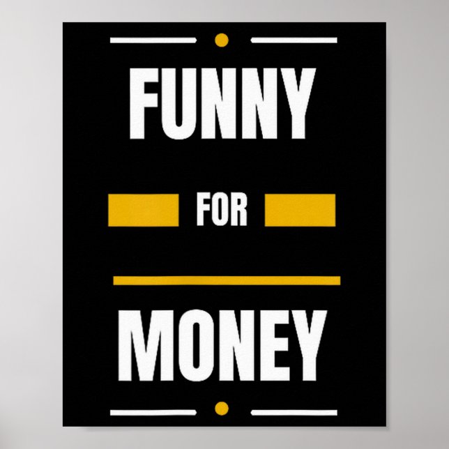 Funny For Money  Poster (Front)