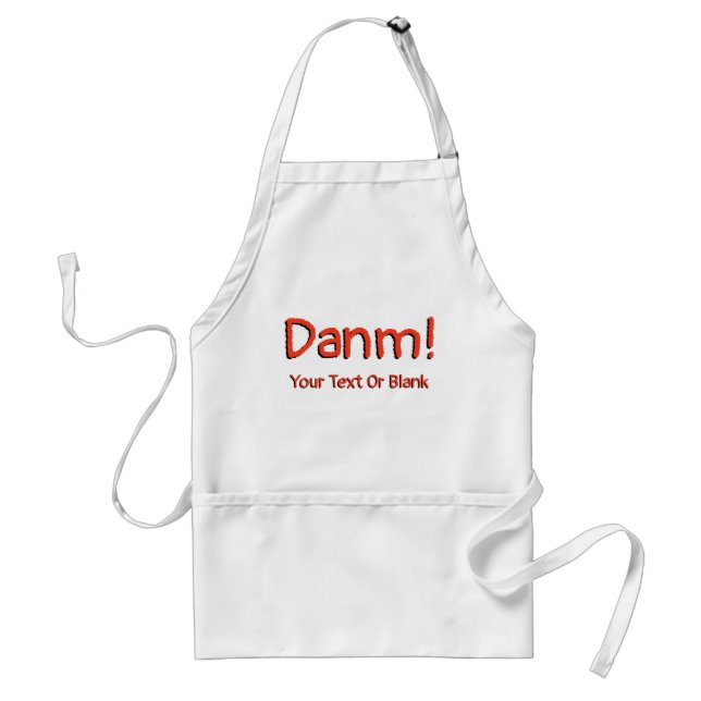 Funny Foreign English - Danm! Standard Apron (Front)