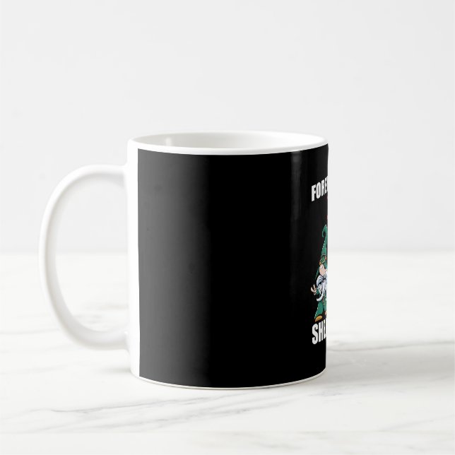 Funny Forensic Nurse St. Patrick's Day Coffee Mug (Left)