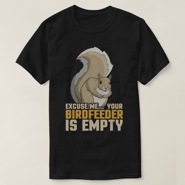 Funny Forest Animal Gift Squirrel  T-Shirt (Design Front)