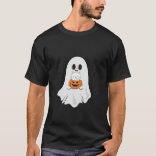 Funny Forget Candy Give Me A Cat Cute Ghost Spooky T-Shirt