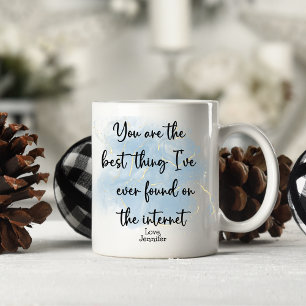 Funny Found on the Internet Boyfriend Personalised Coffee Mug