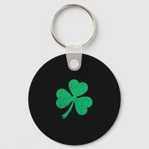 Funny Four Leaf Clover Irish Shamrock St.patricks Key Ring