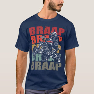 Funny Four Wheeler Quad Riding ATV Rider Racing Vi T-Shirt