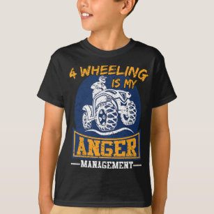 Funny Four Wheeling ATV Quad Bike  T-Shirt