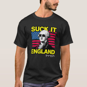 Funny fourth 4th of July women men England George T-Shirt