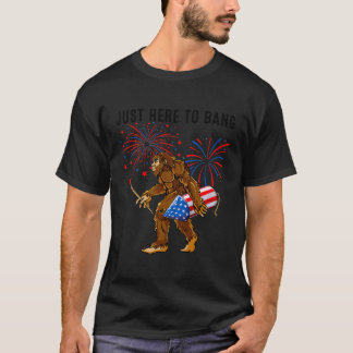 Funny Fourth Of July 4Th Of July I'M Just Here To  T-Shirt