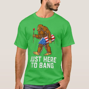 Funny Fourth of July 4th of July I'm Just Here To T-Shirt