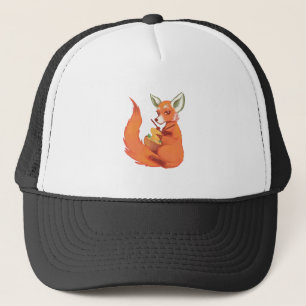 Funny Fox Knitter Trucker Hat