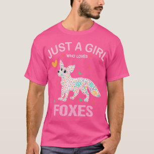 Funny Fox Lover Just A Girl Who Loves Foxes T-Shirt