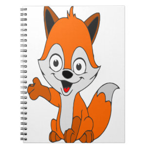funny fox notebook