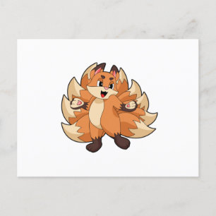 Funny Fox Postcard