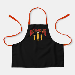 Funny franchise baguettes apron