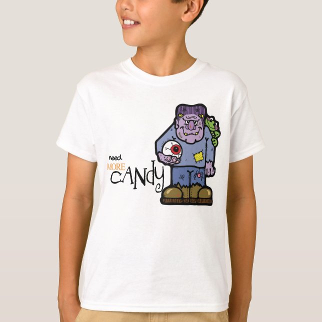 Funny Frankenstein Halloween T-Shirt (Front)