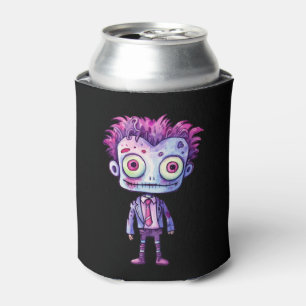 Funny Frankenstein Monster Halloween Fun Can Cooler