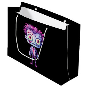 Funny Frankenstein Monster Halloween Fun Large Gift Bag
