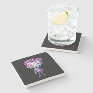Funny Frankenstein Monster Halloween Fun Stone Coaster