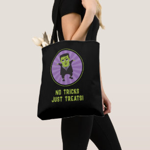 Funny Frankenstein Monster Halloween Tote Bag