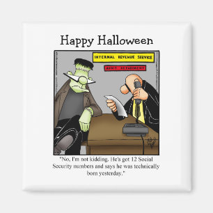 Funny Frankenstein Monster Humour Magnet