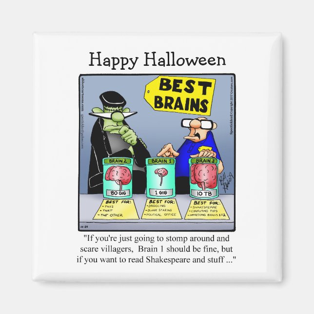 Funny Frankenstein Monster Humour Magnet (Front)