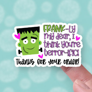 Funny Frankenstein Pun Cute Halloween Business
