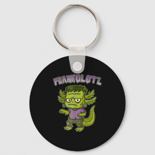 Funny Frankolotl Axolotl Halloween Costume Boys Gi Key Ring