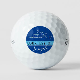 Funny Free Ball Personalised Golf Balls